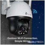 TP-Link Vigi C540-W 4MP 4mm Outdoor Full-Color Wi-Fi PT Net Camera - Image 6