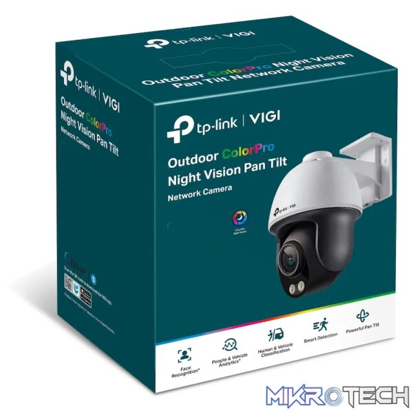 TP-Link Vigi C540S (4mm) 4MP Outdoor ColorPro Night Vision Pan-Tilt Network Camera - Image 3