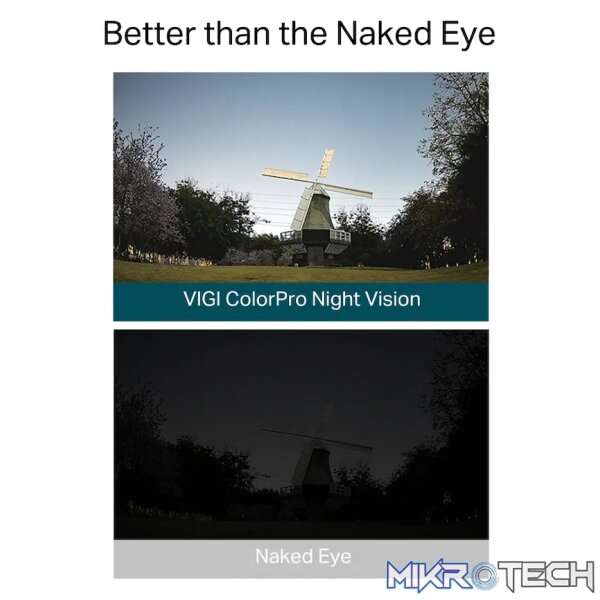 TP-Link Vigi C540S (4mm) 4MP Outdoor ColorPro Night Vision Pan-Tilt Network Camera - Image 4