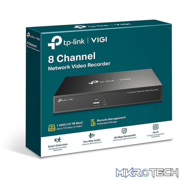 TP-Link Vigi NVR1008H 8-Channel Network Video Recorder - Image 7