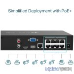TP-Link Vigi NVR1008H-8P 8-Channel PoE+ Network Video Recorder - Image 8
