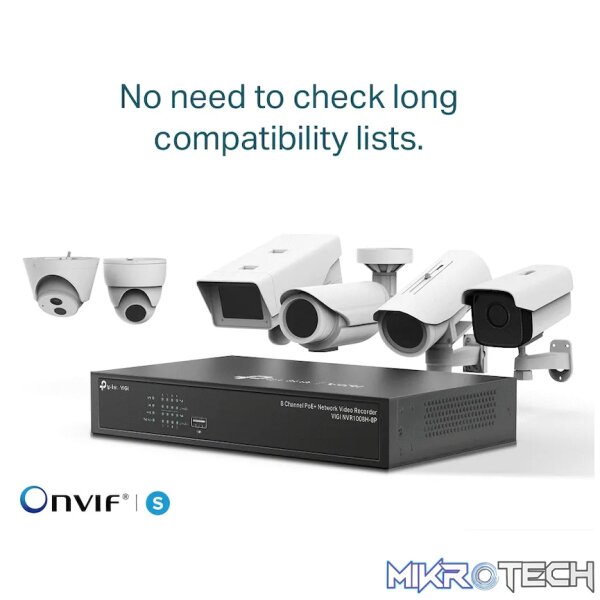 TP-Link Vigi NVR1008H-8P 8-Channel PoE+ Network Video Recorder - Image 10