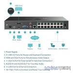 TP-Link Vigi NVR2016H-16P 16-Channel PoE+ Network Video Recorder - Image 4