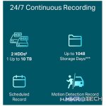 TP-Link Vigi NVR2016H-16P 16-Channel PoE+ Network Video Recorder - Image 7
