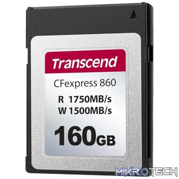 TRANSCEND 160GB CFE860 CF EXPRESS TYPE B CARD READ/WRITE up to 1750/1500 MB/s - Image 2