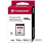 TRANSCEND 160GB CFE860 CF EXPRESS TYPE B CARD READ/WRITE up to 1750/1500 MB/s - Image 3