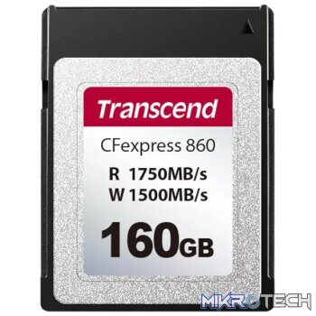 TRANSCEND 160GB CFE860 CF EXPRESS TYPE B CARD READ/WRITE up to 1750/1500 MB/s