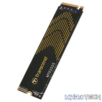 TRANSCEND 1TB MTE255S PCI-E GEN 4X4 M.2 NVMe 2280 SSD 3D NAND -7400 MB/s Read 5200 MB/s Write- Graphen Heat Spreader -600TBW