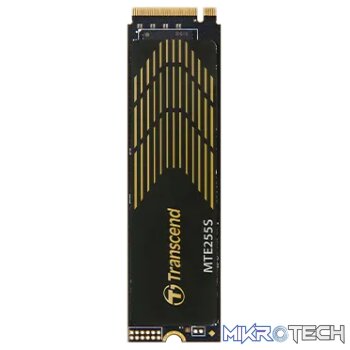 TRANSCEND 2TB MTE255S PCI-E GEN 4X4 M.2 NVMe 2280 SSD 3D NAND -7400 MB/s Read 6500 MB/s Write- Graphen Heat Spreader -1200TBW