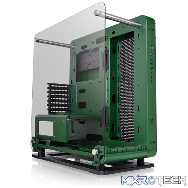 ThermalTake CASE, CORE P6 TEMPER GLASS RACING GRN - Image 6