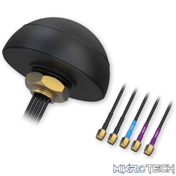 Teltonika Combo MIMO Mobile/GNSS/Wi-Fi Roof SMA Antenna | PR1KCO28 - Image 2