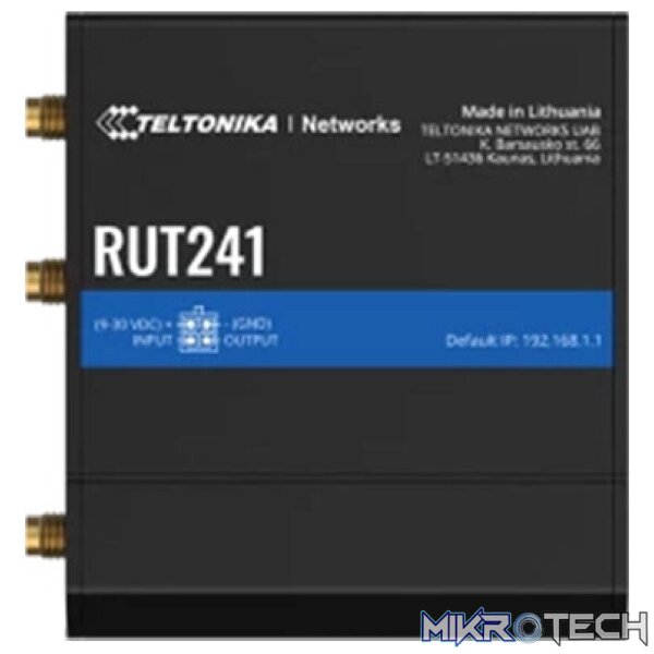 Teltonika RUT241 LTE Cat 4 Industrial Router Teltonika RUT241 LTE Cat 4 Industrial Router