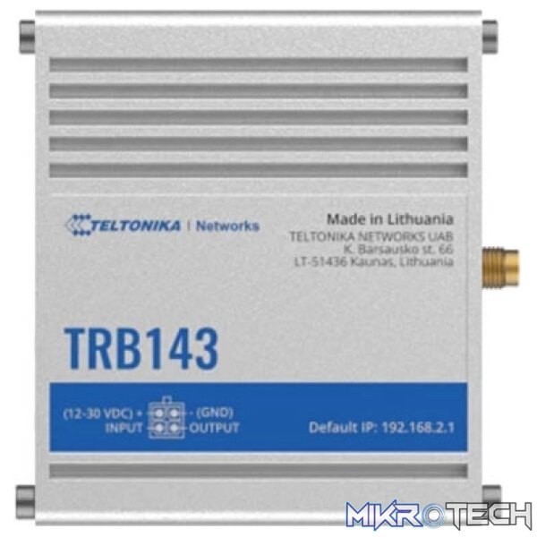 Teltonika TRB143 LTE Cat 4 Gateway Teltonika TRB143 LTE Cat 4 Gateway