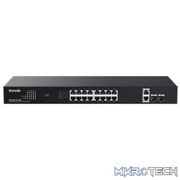 Tenda 16-Port Desktop Switch | TEG1120P-16-150W