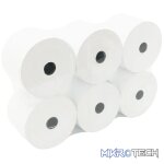 Thermal till rolls 57mmx76mm - Pack of 6 - Image 2