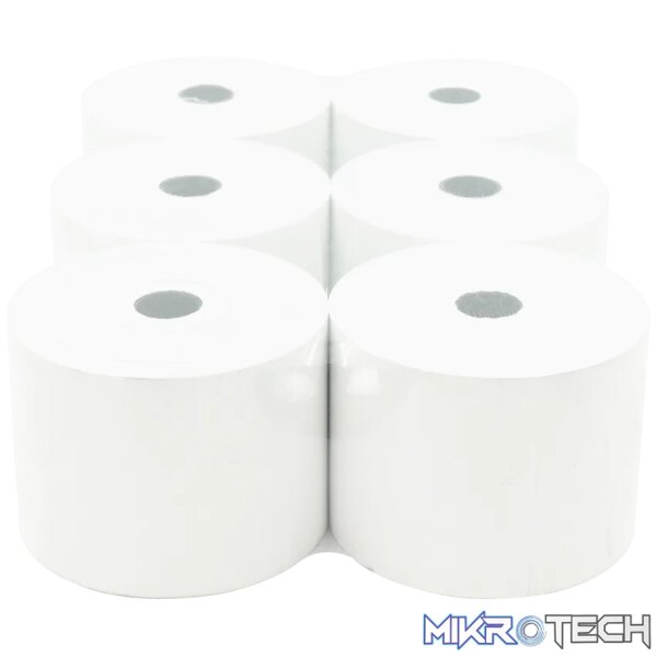 Thermal till rolls 57mmx76mm - Pack of 6 - Image 3