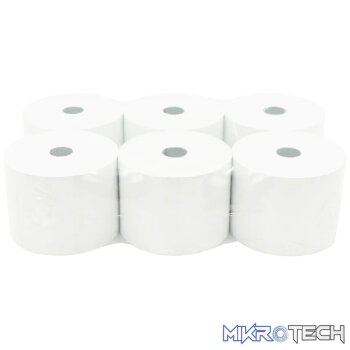 Thermal till rolls 57mmx76mm - Pack of 6