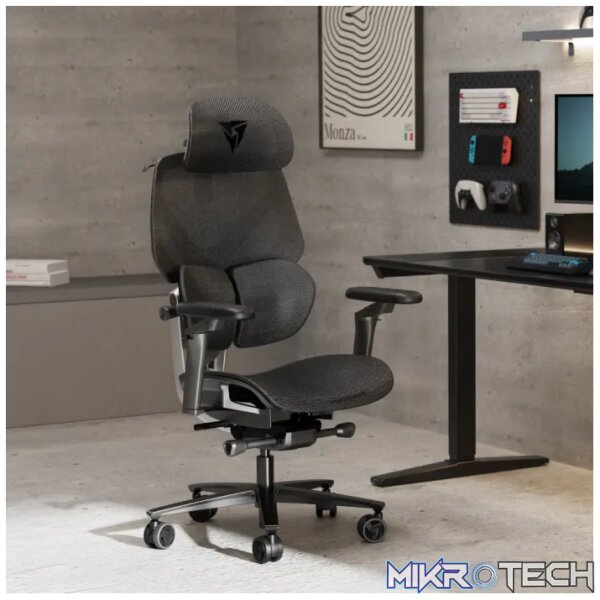 Thunderx3 Flex Pro Ergonomic Chair - Mesh Black (TEGC-3076101.12). - Image 4