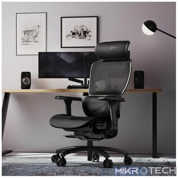 Thunderx3 XTC PRO Ergonomic Chair - Mesh Black (TEGC-3091101.11). - Image 6