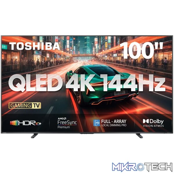 Toshiba 100Z670NN 100'' QLED 4K Smart Gaming TV Toshiba 100Z670NN 100'' QLED 4K Smart Gaming TV