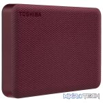 Toshiba Canvio Advance 4tb 2.5 inch USB 3.2 - Red - Image 2
