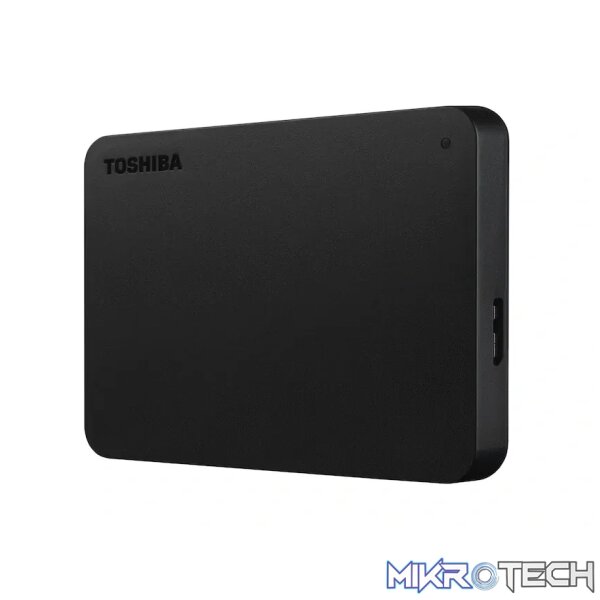 Toshiba Canvio Basics 1tb 2.5 inch USB 3.2 - Black - Image 2