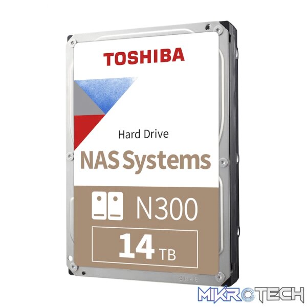 Toshiba N300 NAS Hard Drive 14tb 3.5in SATA 7200rpm 512mb CMR - Image 2