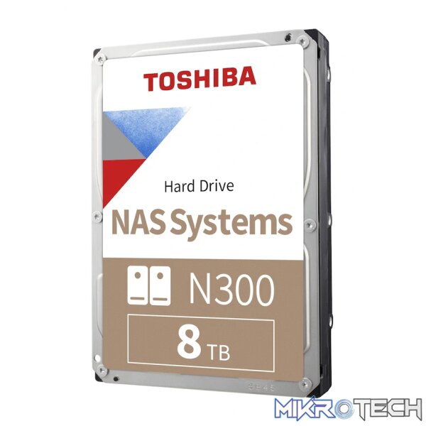 Toshiba N300 NAS Hard Drive 8tb SATA III (512mb/7200rpm) - Image 2