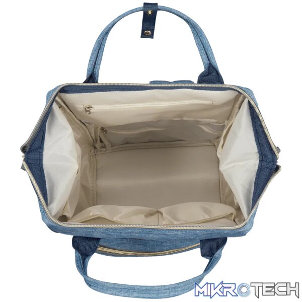 Totes Babe Alma 18l Diaper Backpack - Blue - Image 4