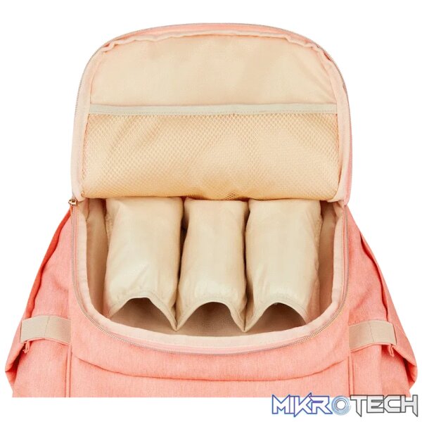 Totes Babe Alma 18l Diaper Backpack - Peach - Image 2