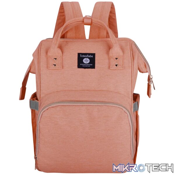 Totes Babe Alma 18l Diaper Backpack - Peach - Image 3