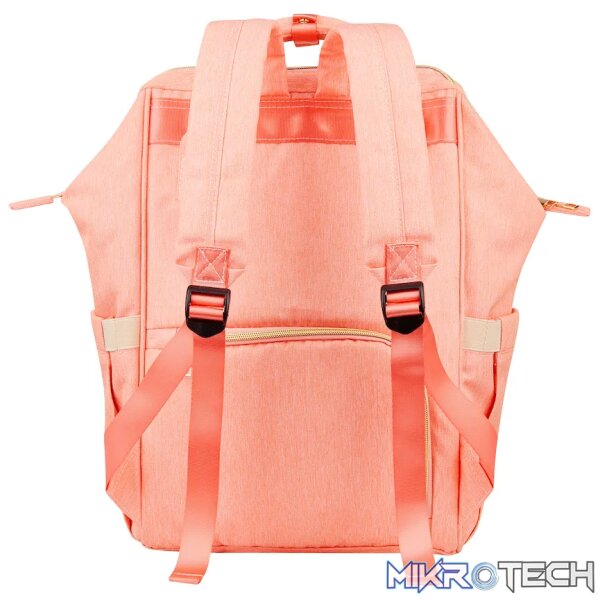 Totes Babe Alma 18l Diaper Backpack - Peach - Image 5