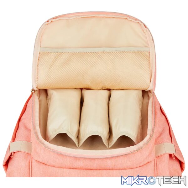 Totes Babe Alma 18l Diaper Backpack - Peach - Image 6