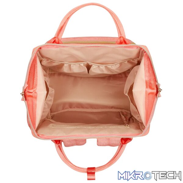 Totes Babe Alma 18l Diaper Backpack - Peach - Image 7
