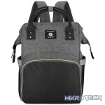 Totes Babe Alma Diaper Backpack Colourblock - Grey/Charcoal - Image 2