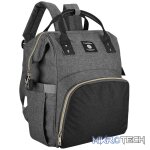 Totes Babe Alma Diaper Backpack Colourblock - Grey/Charcoal