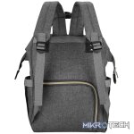 Totes Babe Alma Diaper Backpack Colourblock - Grey/Charcoal - Image 3