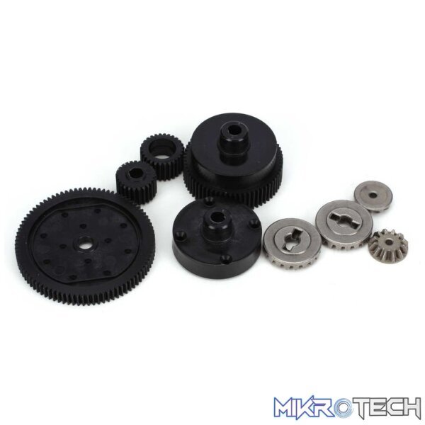 Transmission Plastic Gear Set: 1:10 2wd Transmission Plastic Gear Set: 1:10 2wd