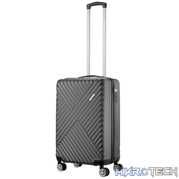 Travelwize Astra ABS 55cm 4-Wheel Spinner Luggage - Black - Image 2