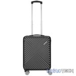 Travelwize Astra ABS 55cm 4-Wheel Spinner Luggage - Black