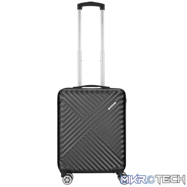 Travelwize Astra ABS 55cm 4-Wheel Spinner Luggage - Black Travelwize Astra ABS 55cm 4-Wheel Spinner Luggage - Black