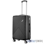 Travelwize Astra ABS 67cm 4-Wheel Spinner Luggage - Black - Image 2