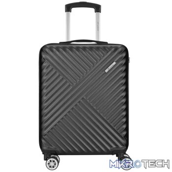 Travelwize Astra ABS 77cm 4-Wheel Spinner Luggage - Black