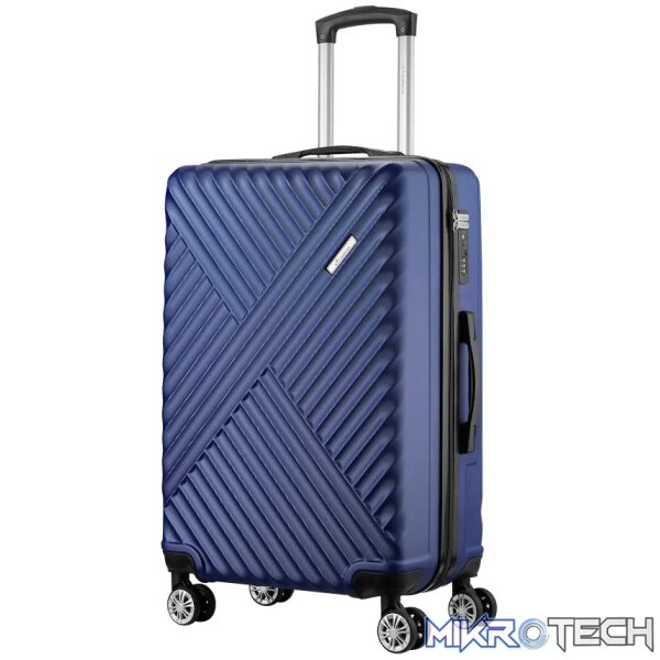 Travelwize Astra ABS 77cm 4-Wheel Spinner Luggage - Navy - Image 2