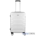 Travelwize Cabana ABS 4-Wheel Spinner 65cm Luggage - Platinum - Image 3