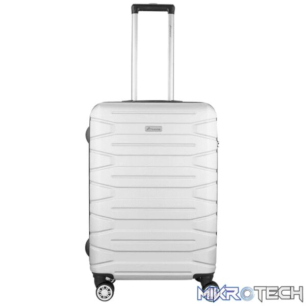 Travelwize Cabana ABS 4-Wheel Spinner 65cm Luggage - Platinum - Image 3