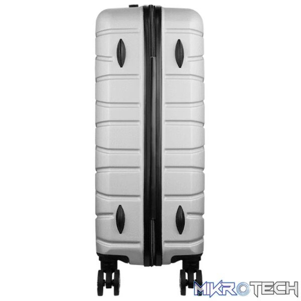 Travelwize Cabana ABS 4-Wheel Spinner 65cm Luggage - Platinum - Image 5