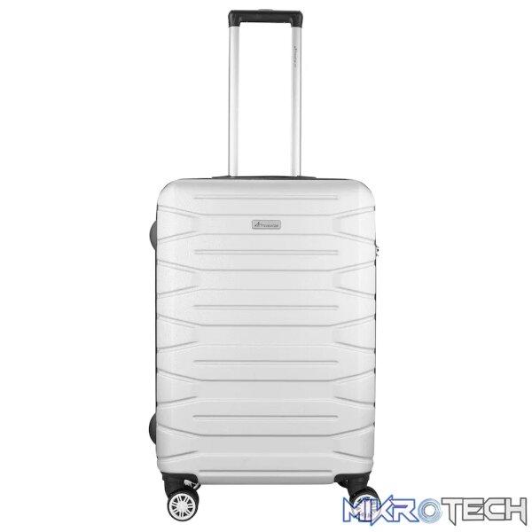 Travelwize Cabana ABS 4-Wheel Spinner 65cm Luggage - Platinum Travelwize Cabana ABS 4-Wheel Spinner 65cm Luggage - Platinum