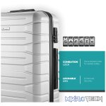 Travelwize Cabana ABS 4-Wheel Spinner 65cm Luggage - Platinum - Image 10