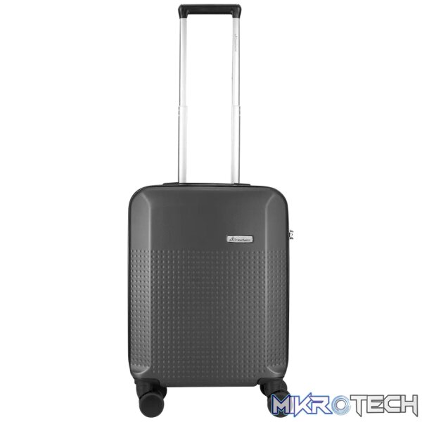 Travelwize Cyclone ABS 4-Wheel Spinner 3-Piece Luggage Set - Granite - Image 2